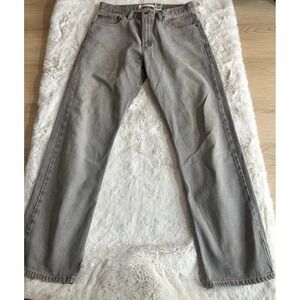 Levis Jeans Mens‎ 32/30 Gray 505 Regular Fit